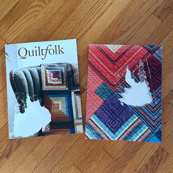 Quiltfolk quilt folk Magazine Set - Issue 25 & 13 Minnesota Rhode Island - Picture 1 of 5